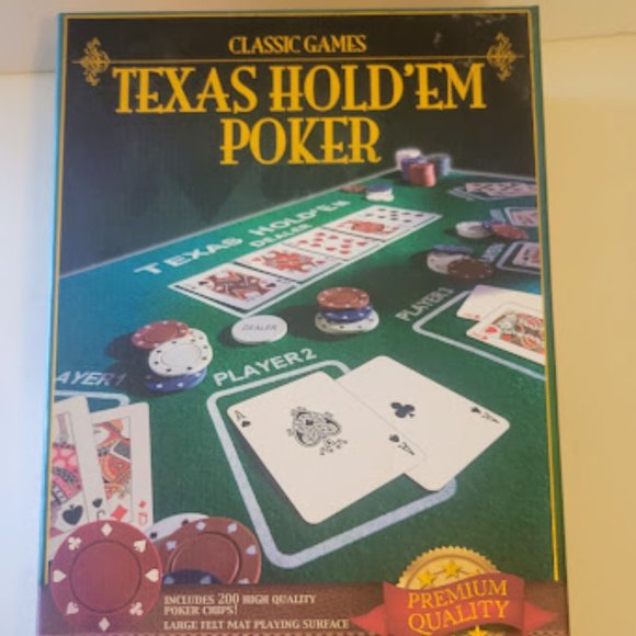 Texas Hold'em Poker Set New in Box, Never Opened - Picture 5 of 7